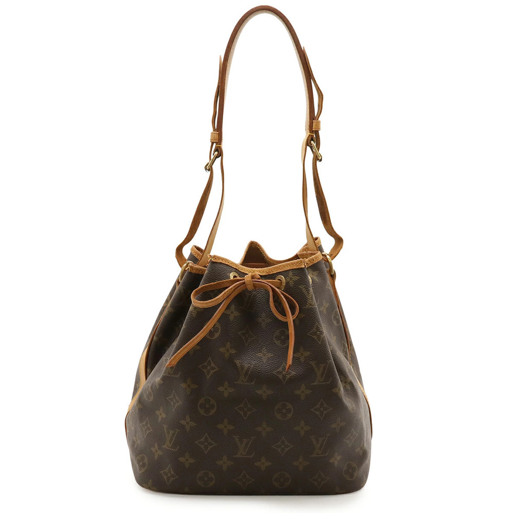 LOUIS VUITTON Monogram Shoulder Bag Hobo Drawstring